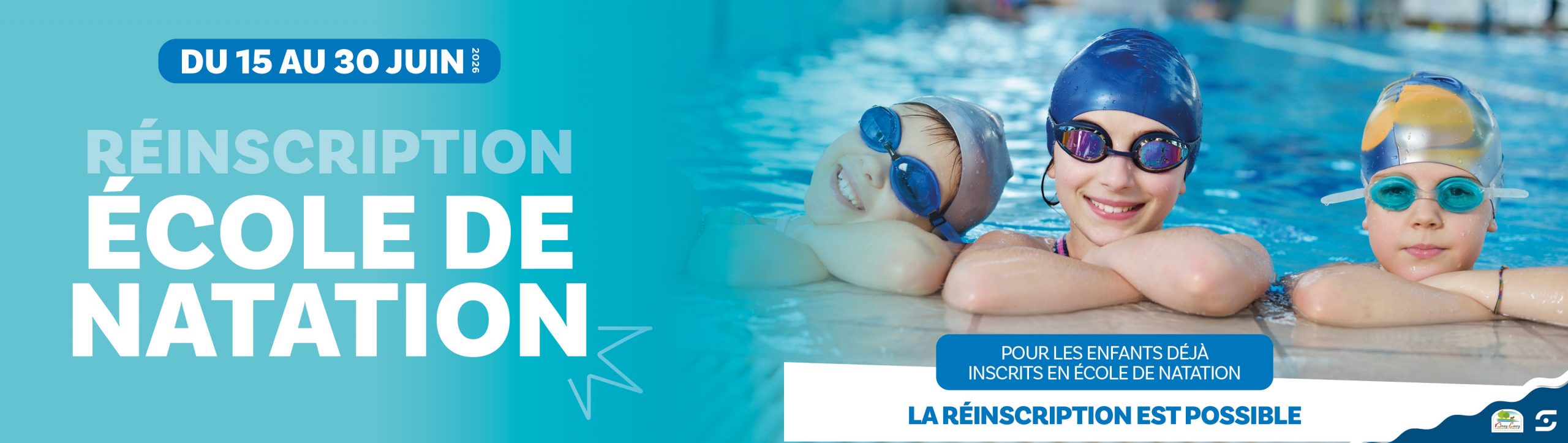 RÉINSCRIPTION ÉCOLE DE NATATION